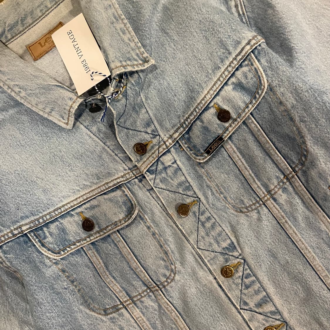 90s Lee denim trucker  상품이미지4