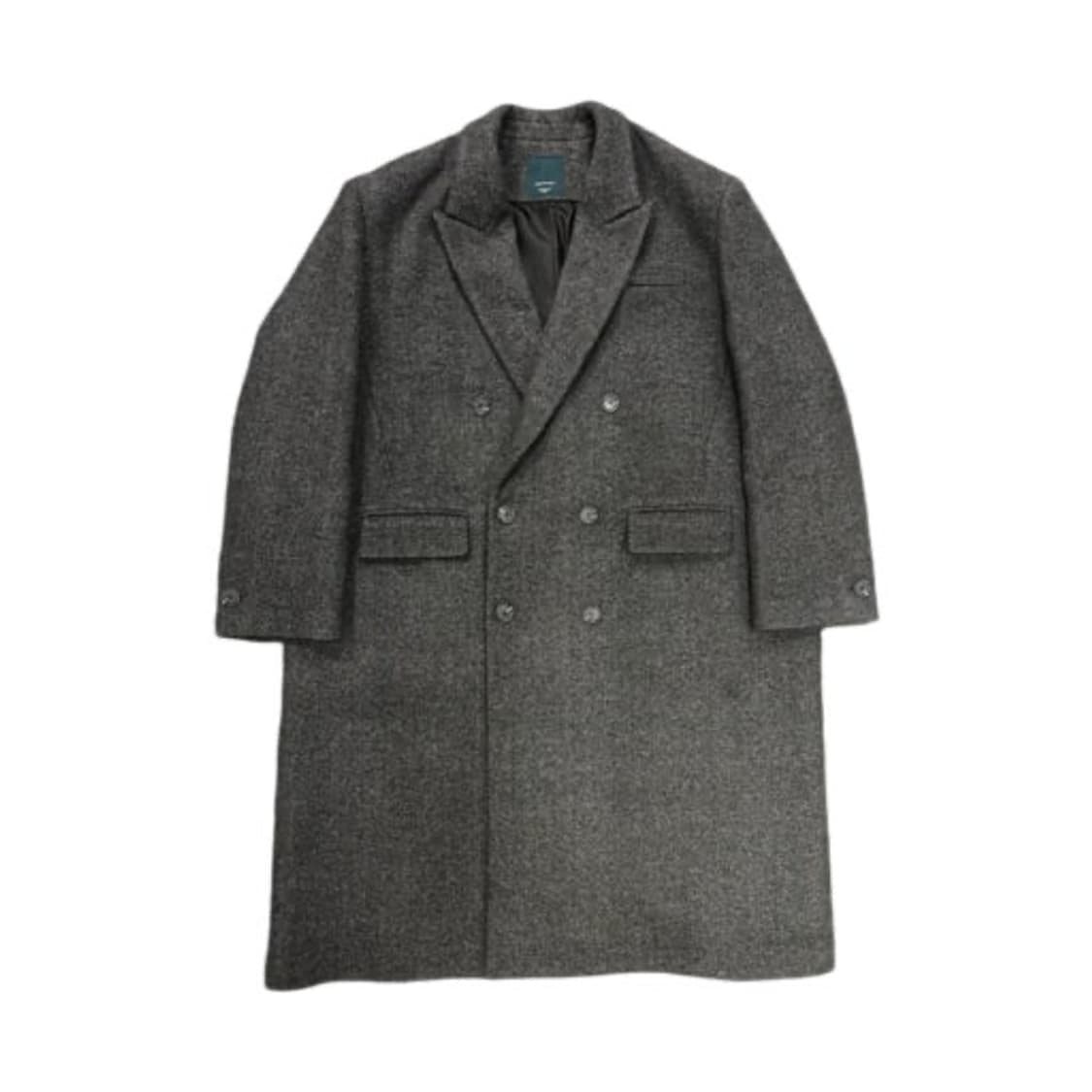 언더마이카 오버 박시핏 테일러드 더블코트 헤링본 상품이미지1