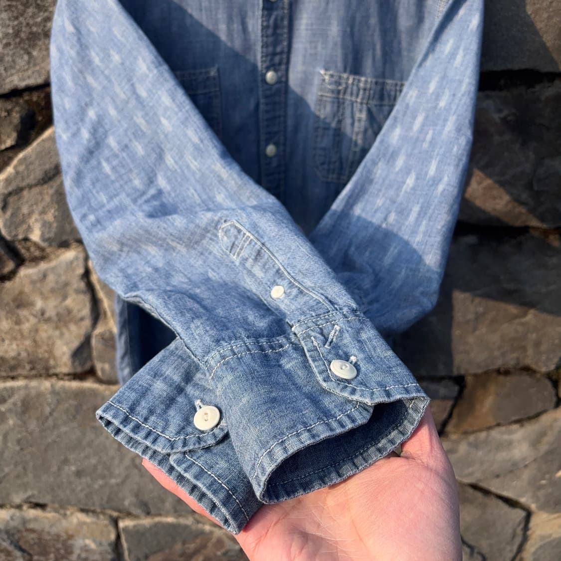 ARIZONA Jean Co. 샴브레이 데님 셔츠 상품이미지7