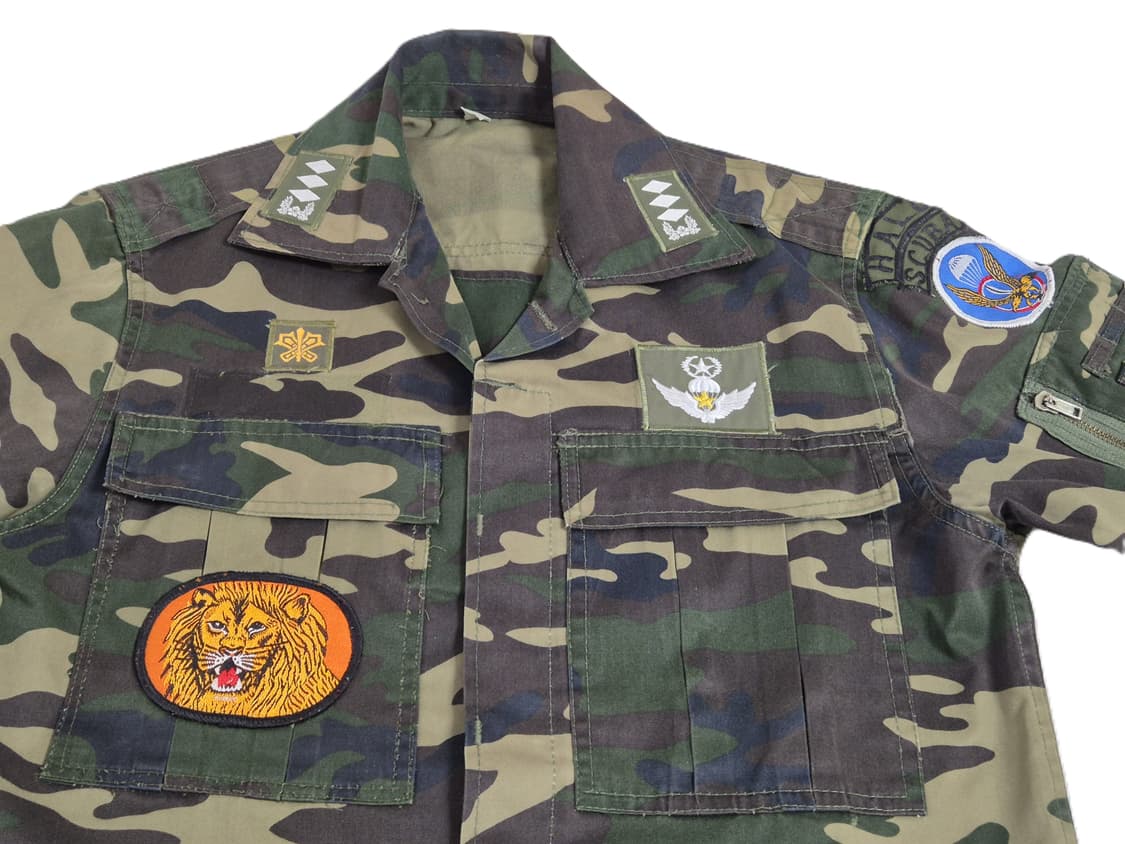 육군 구형 특수전사령부 보병 대위 후기형 독사복 전투복 상의 자켓 (M) 상품이미지6