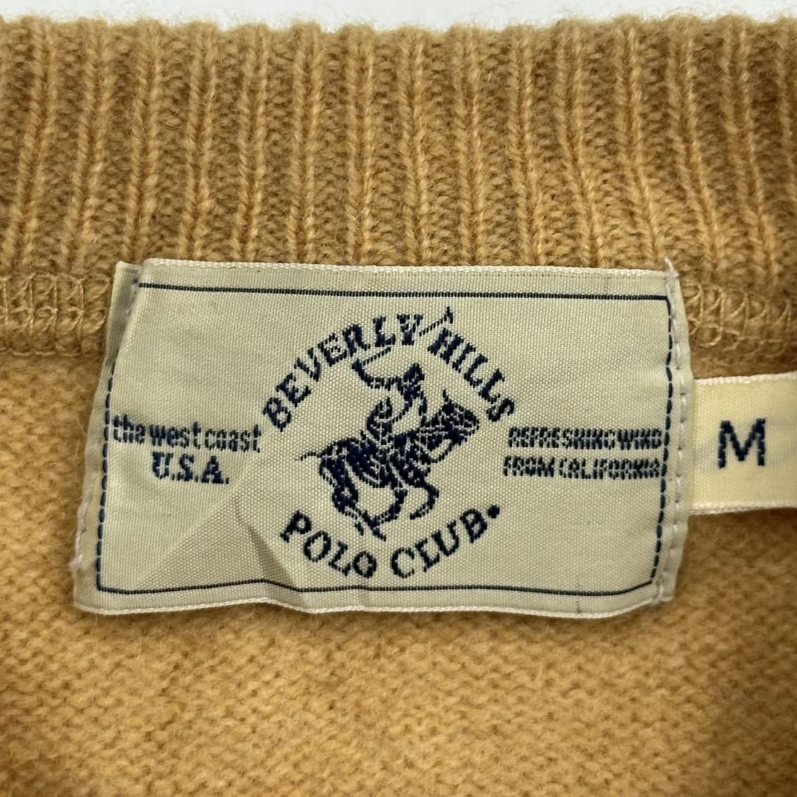 VTG 빈티지 재팬 아가일 패턴 니트 (M) 상품이미지5