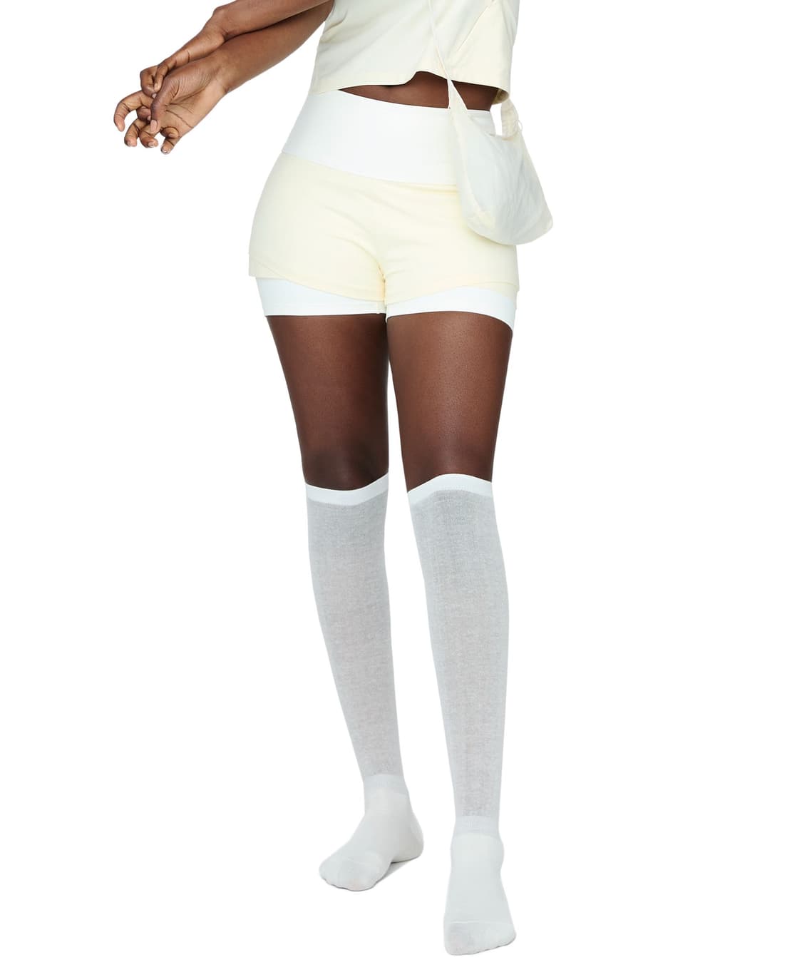 {정가 3.9} 오호스 니삭스 양말 스타킹 레깅스 아이보리 상품이미지2