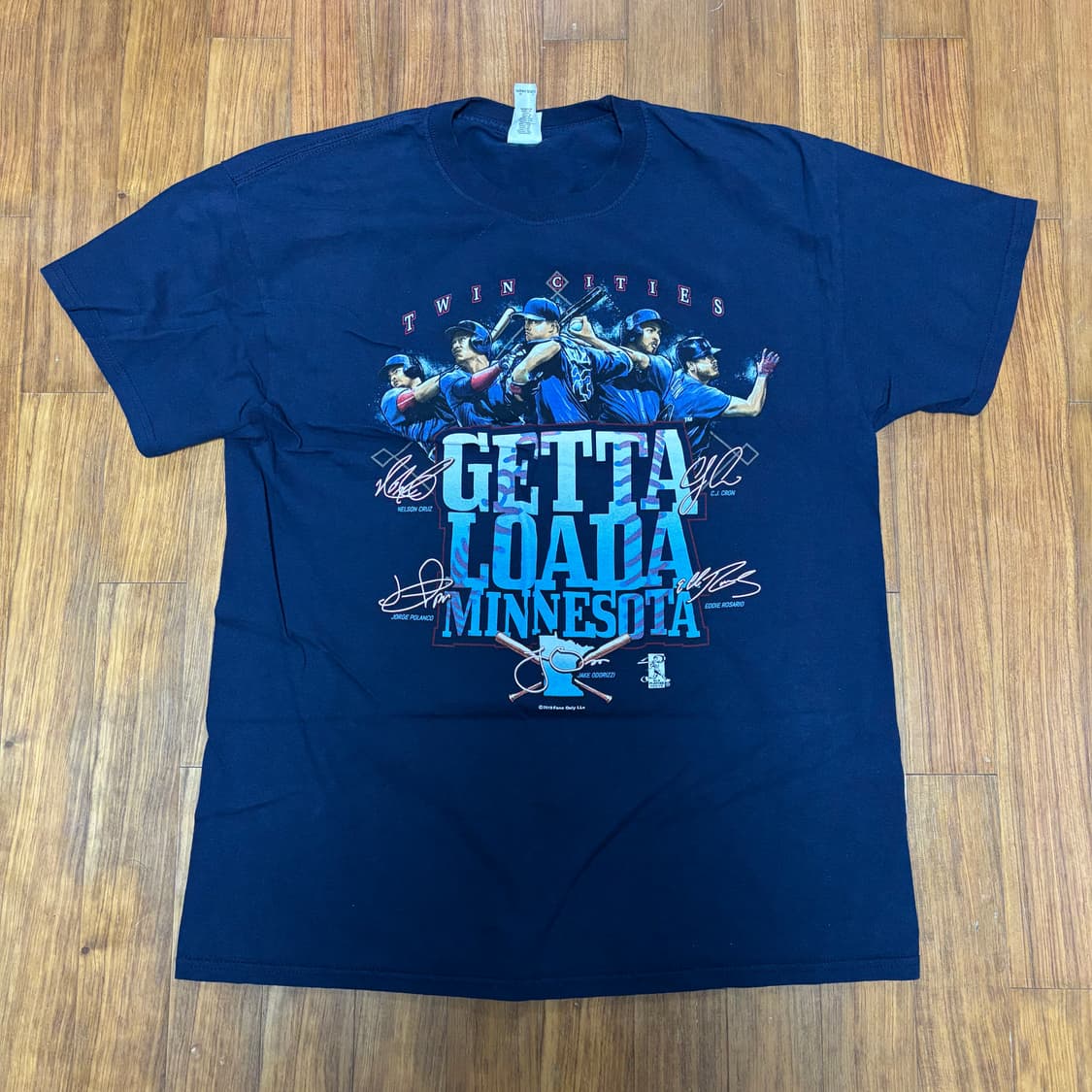 길단 MLB 메이저리그 미네소타트윈스 반팔티셔츠 L 상품이미지1