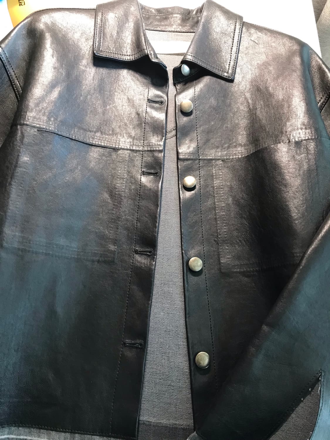 골든구스 가죽 자켓 xs 상품이미지3