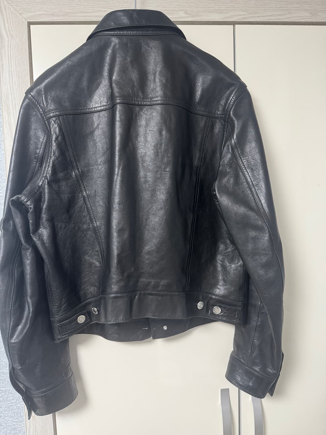 헬무트랭 램스킨 트러커 자켓 상품이미지2