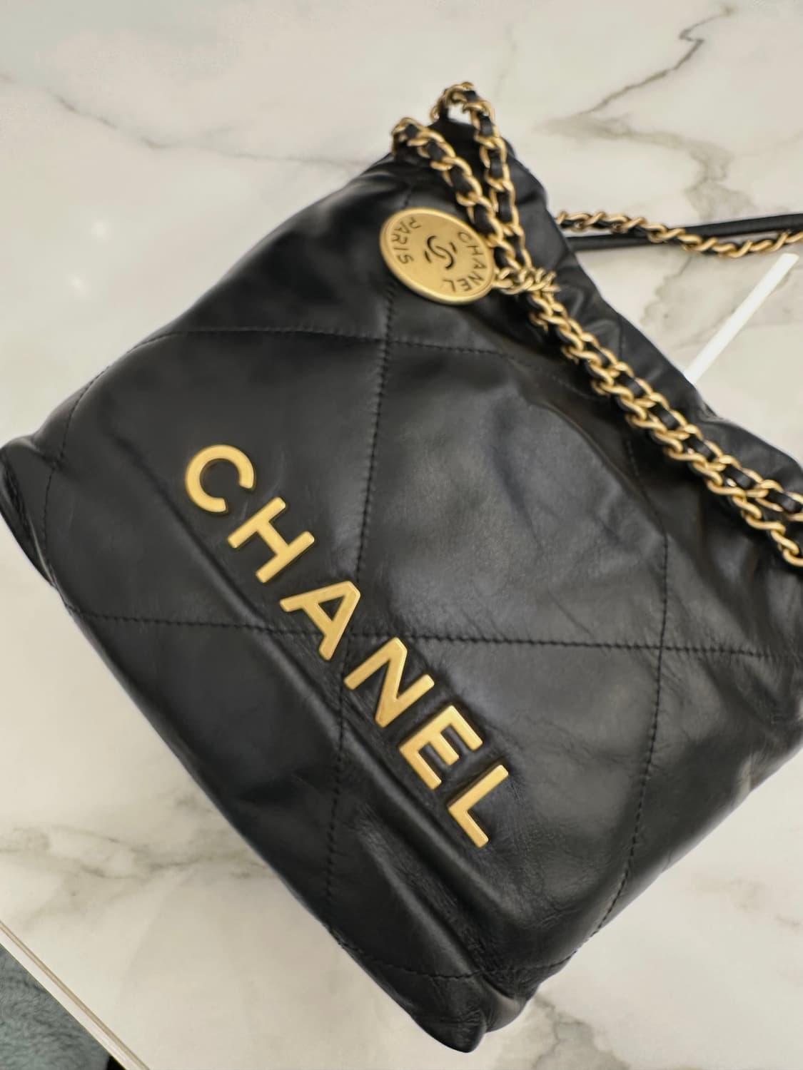 [백화점 풀구성] 정품 샤넬 22백 미니 블랙 상품이미지6