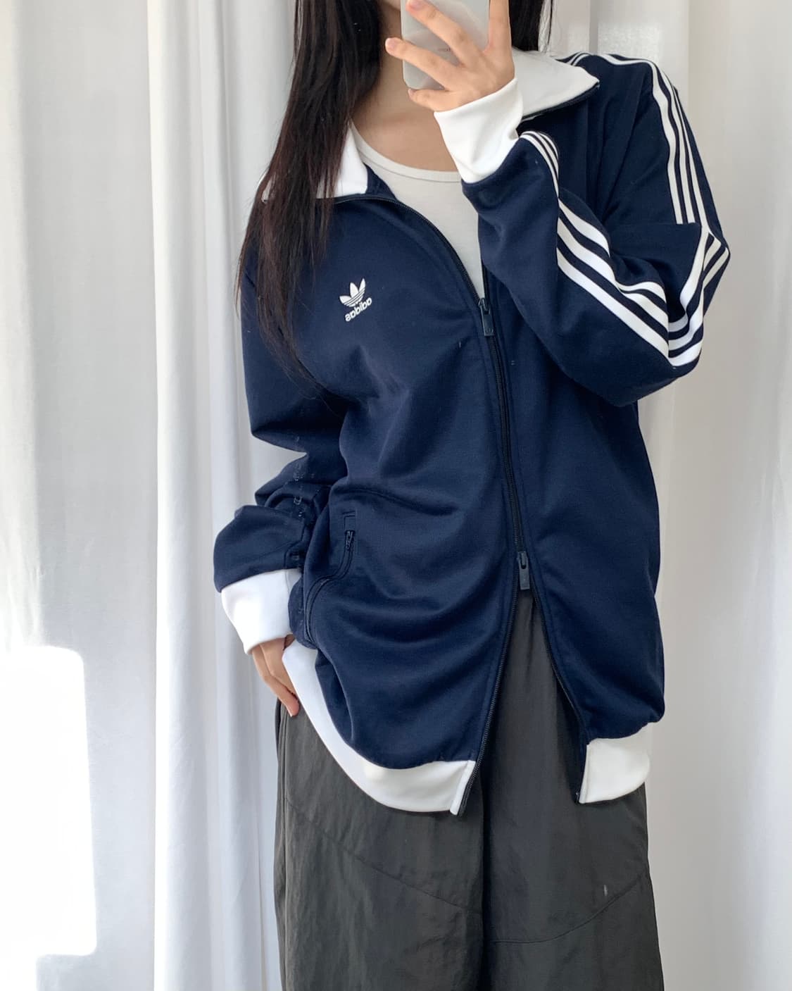 Adidas 아디다스 신형 네이비컬러 베켄바우어 트랙탑 상품이미지7