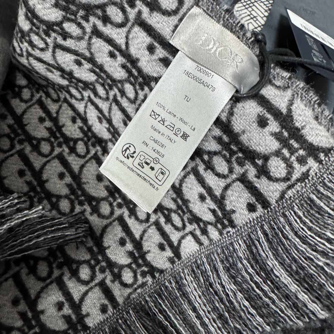 디올 오블리크 머플러 스카프 목도리 18E0005A0479 C9 88 D 상품이미지6