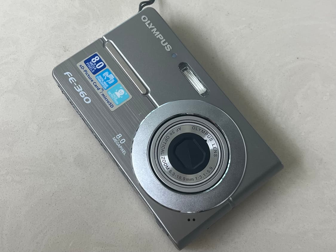올림푸스 fe360 디지털 카메라 (작례ㅇ 상품이미지2