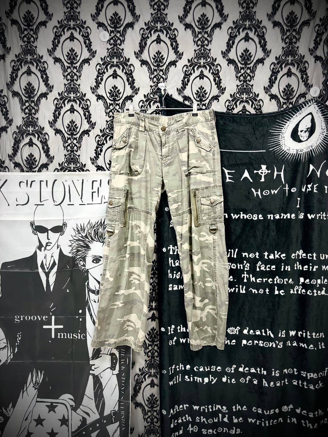 Y2k 카모 카고 팬츠 상품이미지3