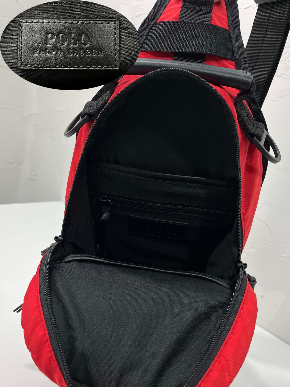 폴로 랄프로렌 1992에디션 P윙 스타디움 웨이스트백 크로스백 힙색 상품이미지9