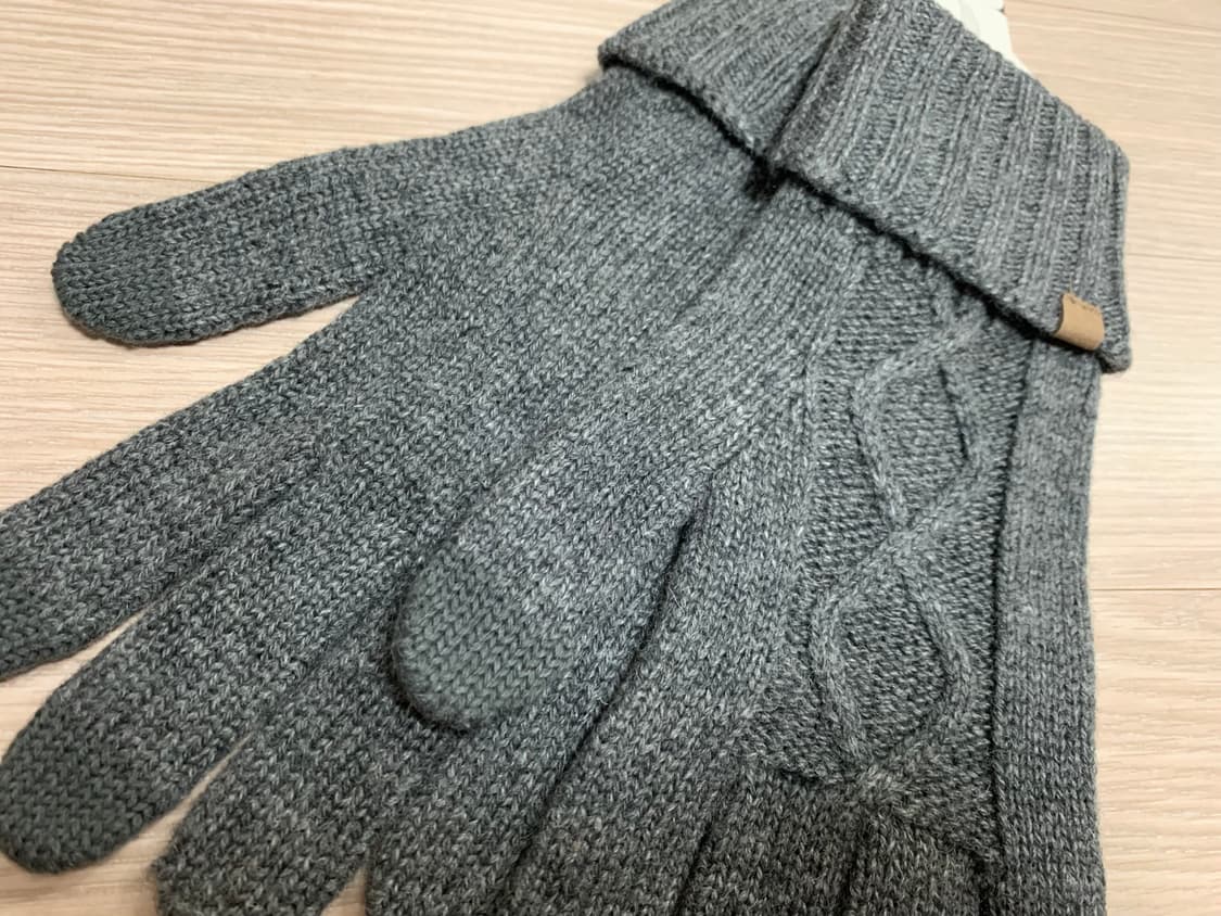 자라 지오메트릭 자카드 장갑 울 케이블 니트 장갑 상품이미지6