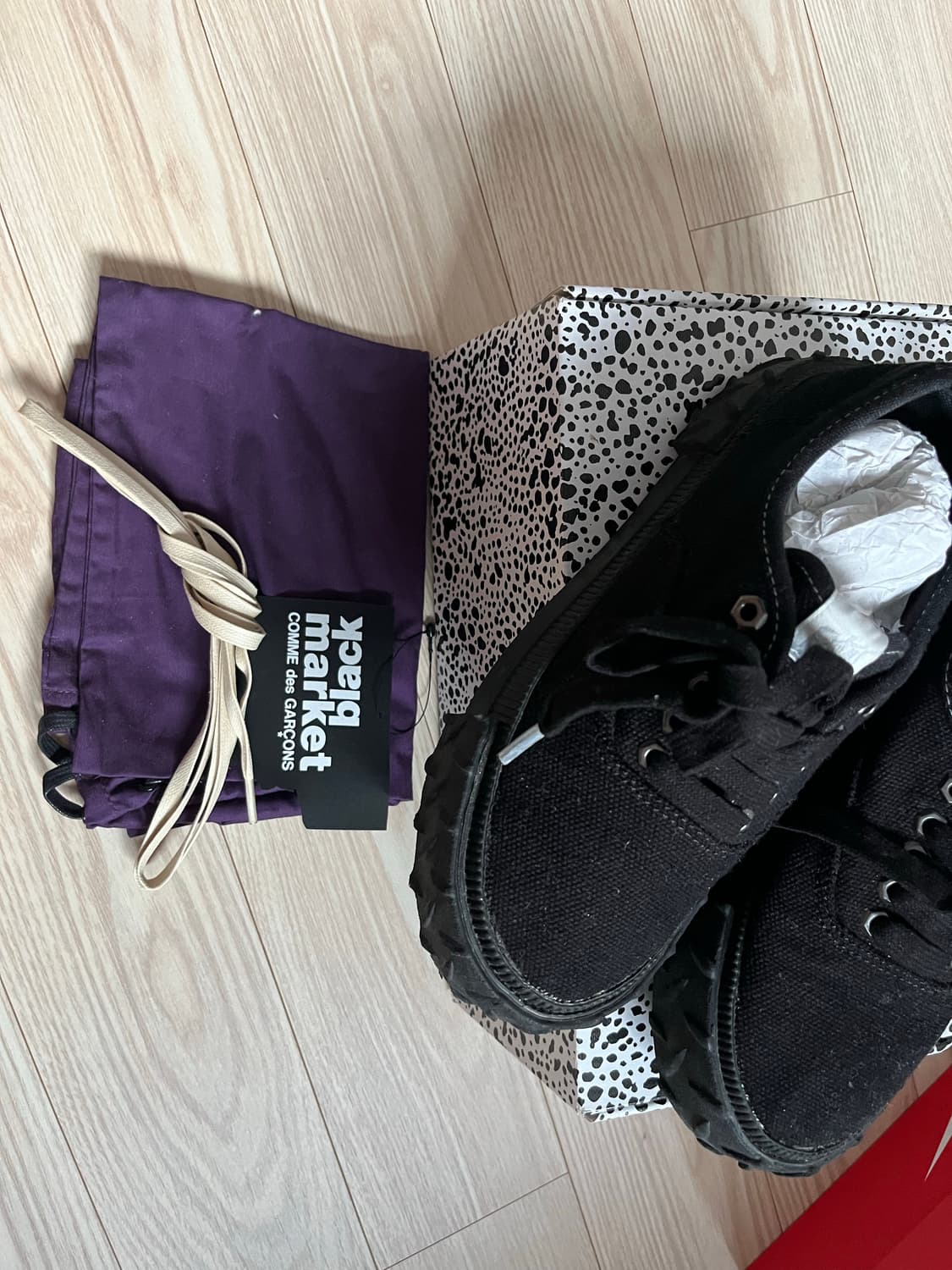 꼼데가르송마켓 콜라보 이티스 36size (225-230) 상품이미지2