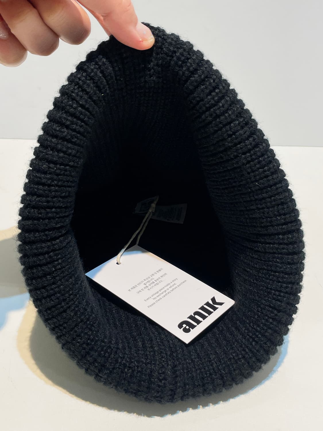 오베이 블랙 비니 A1412 상품이미지5