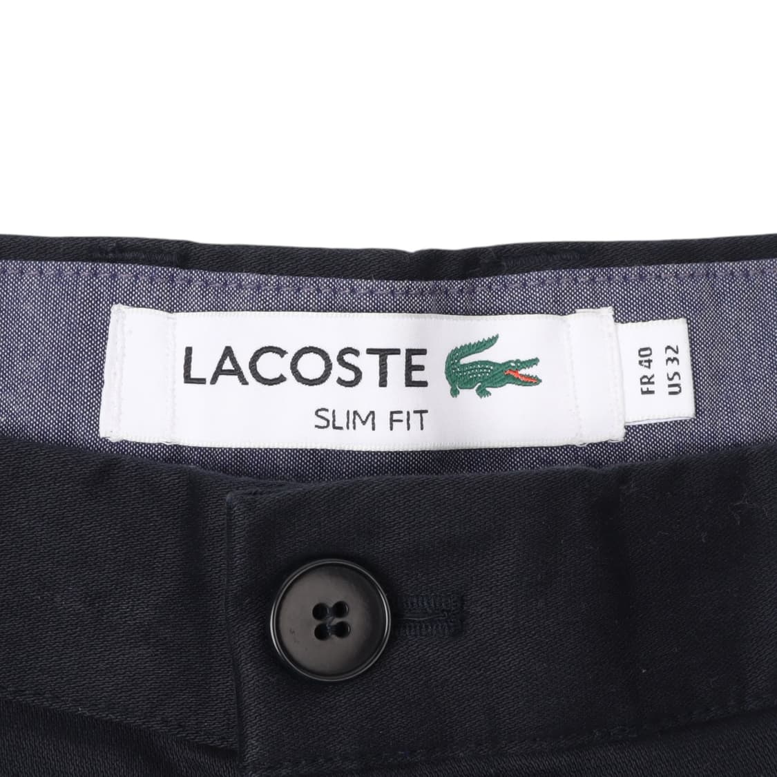 라코스테 네이비 코튼 치노팬츠 상품이미지8