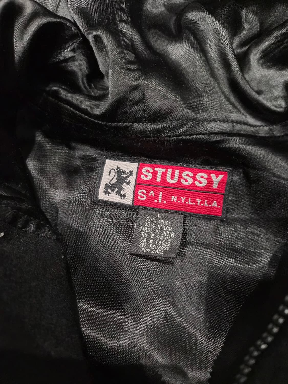 STUSSY (스투시) 울 후드 코트 상품이미지3