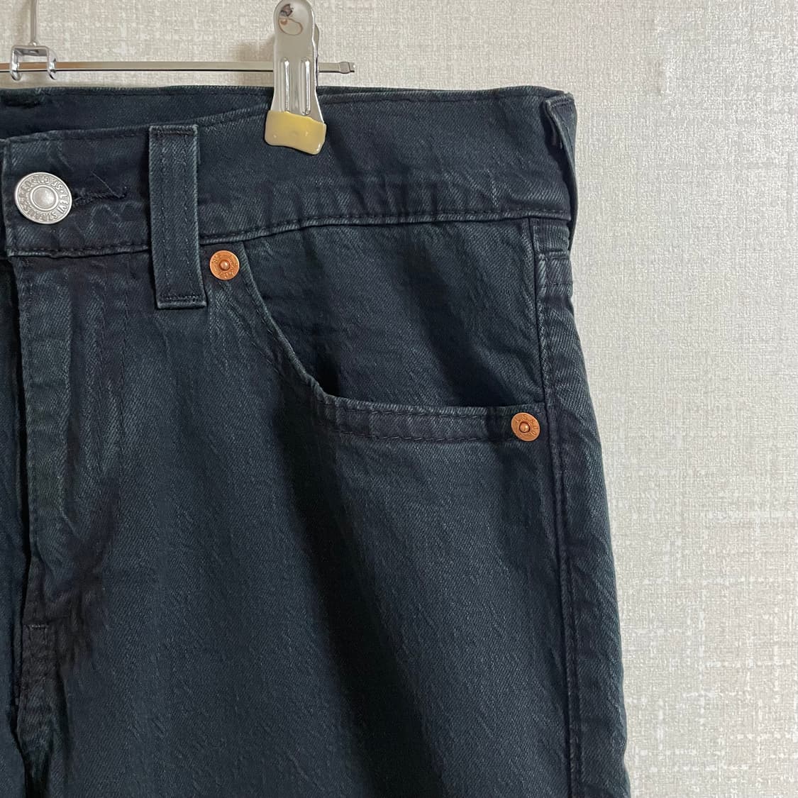 리바이스 505 빅E 블랙 데님 팬츠 / W32,L32 상품이미지3