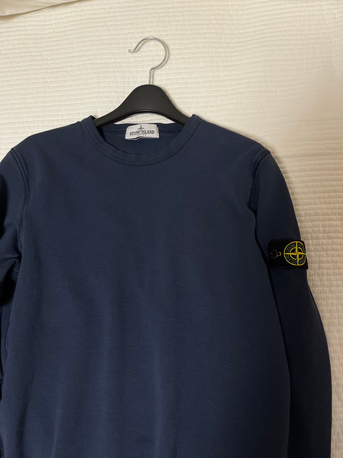 스톤아일랜드 키즈 여성 네이비 맨투맨 12y 상품이미지1