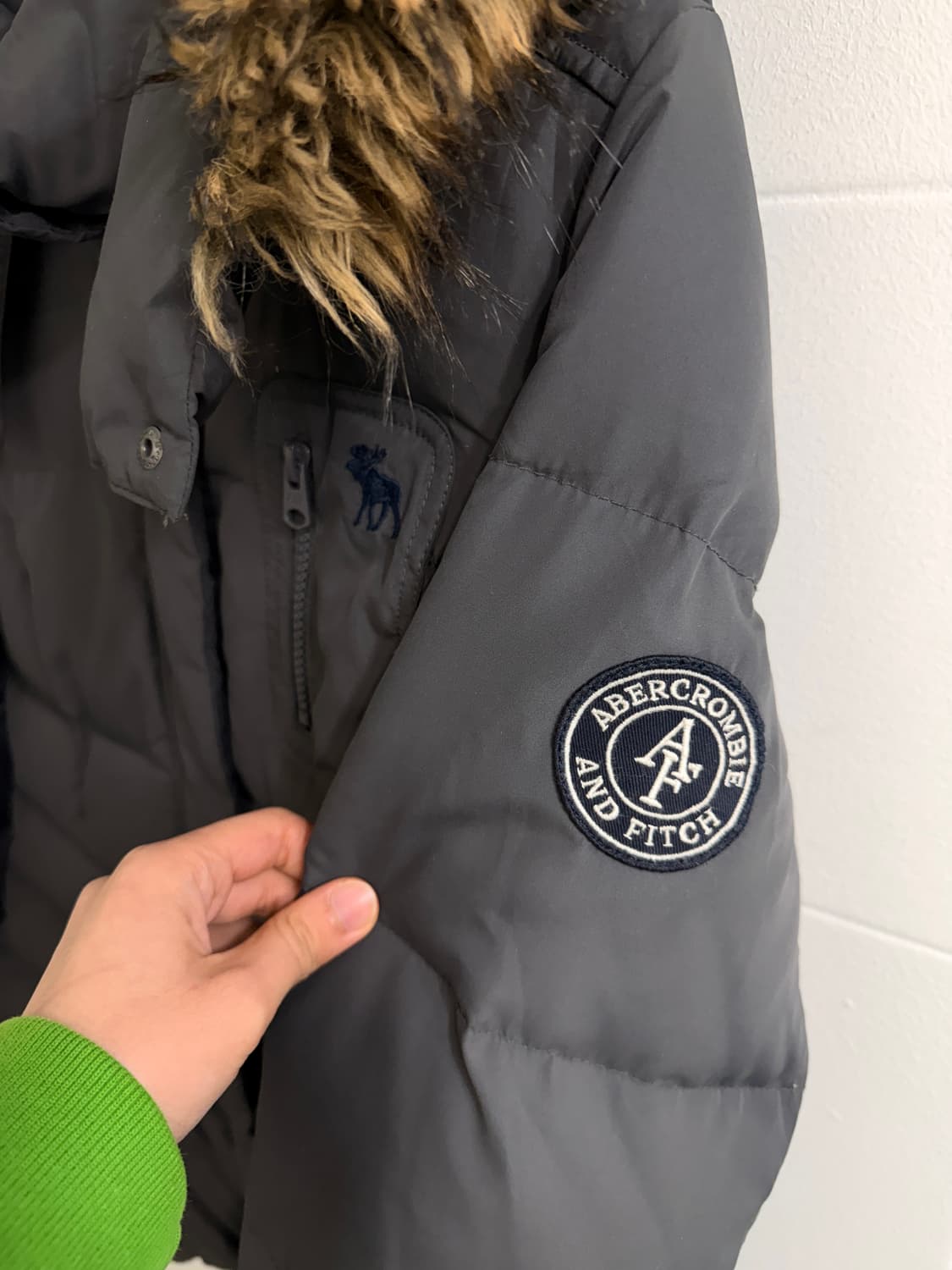 아베크롬비 울프죠 패딩 큐빅 쿨 데님 스트릿 코디 세트 상품이미지5