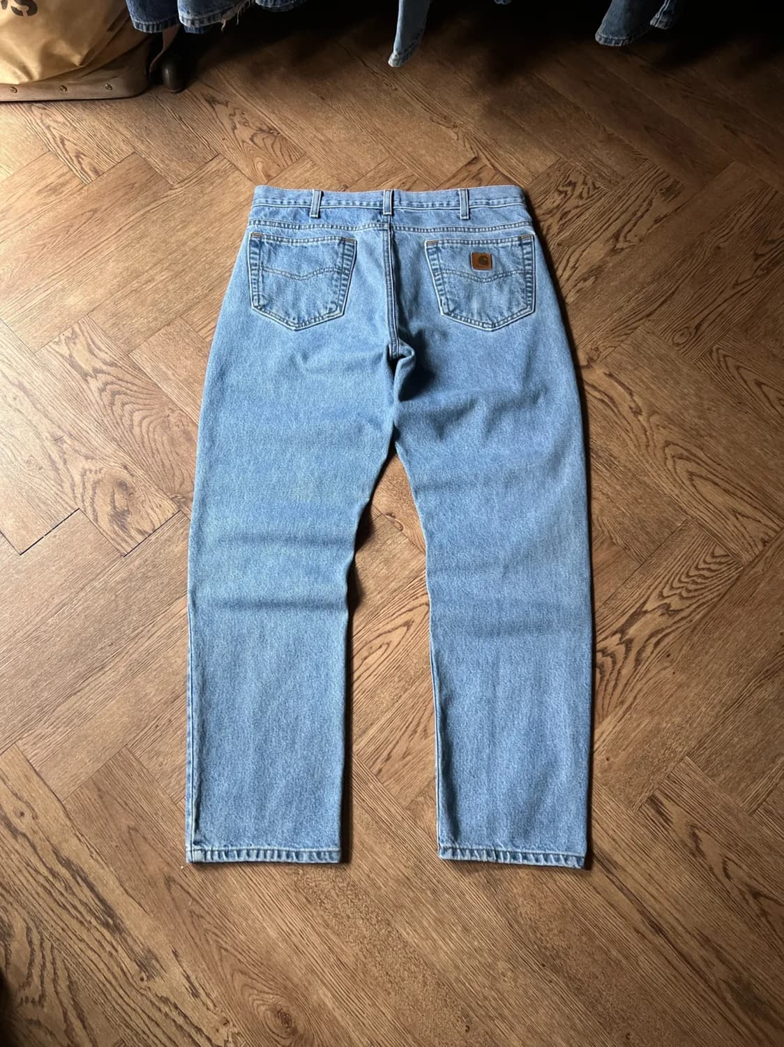 [35]칼하트 USA 빈티지 워싱 워크 데님 팬츠 상품이미지1