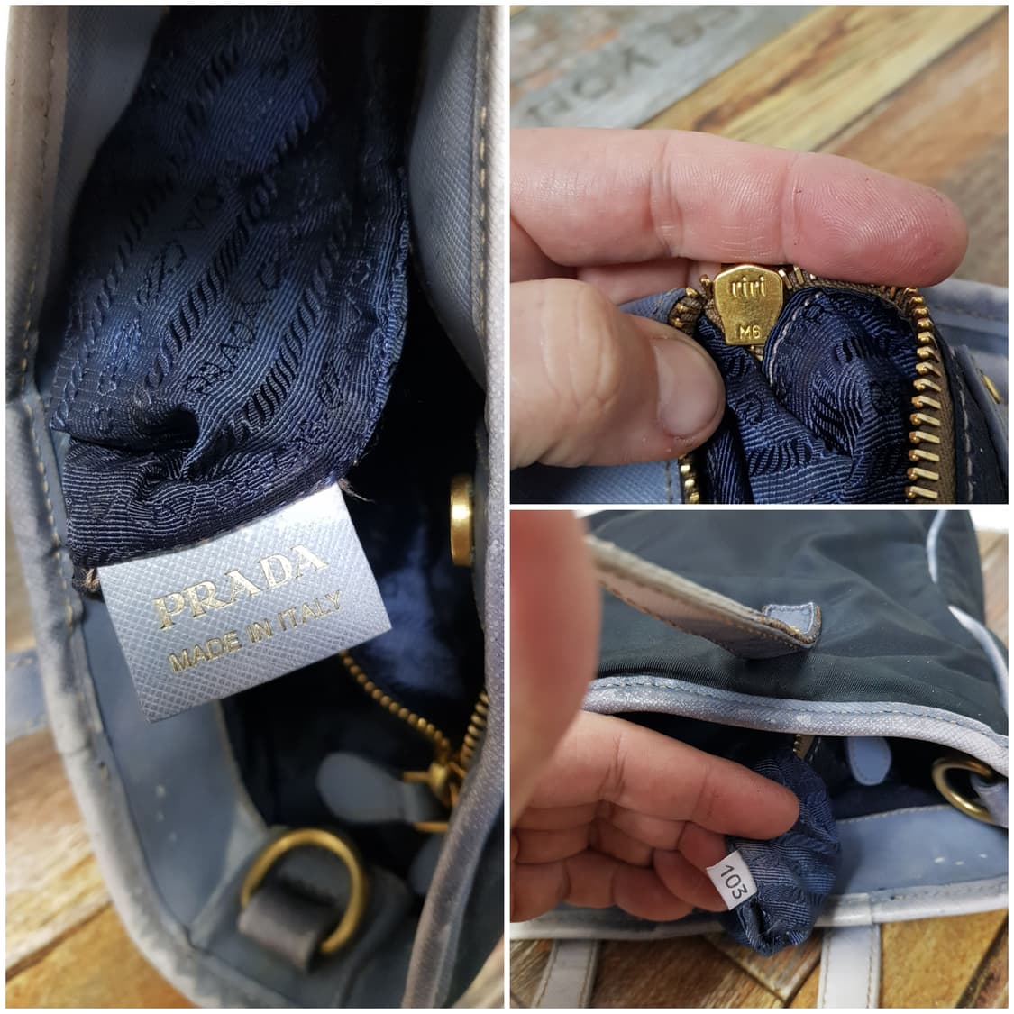 [정품] 프라다 빅로고 나일론 2way백 상품이미지10