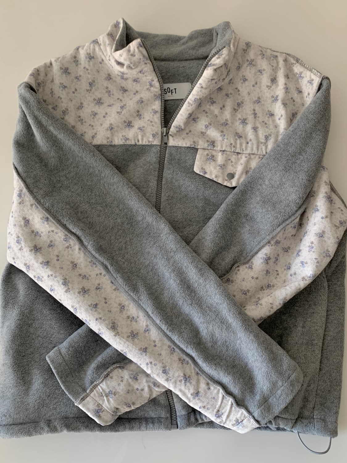 소프트서울 플라워 플리스 집업 상품이미지7