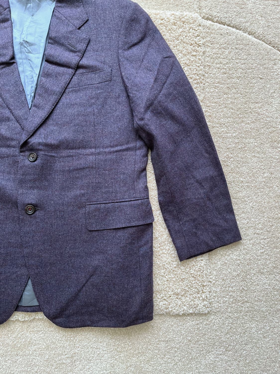 론너 울 캐시미어 핸드메이드 자켓 (100-103) 상품이미지4