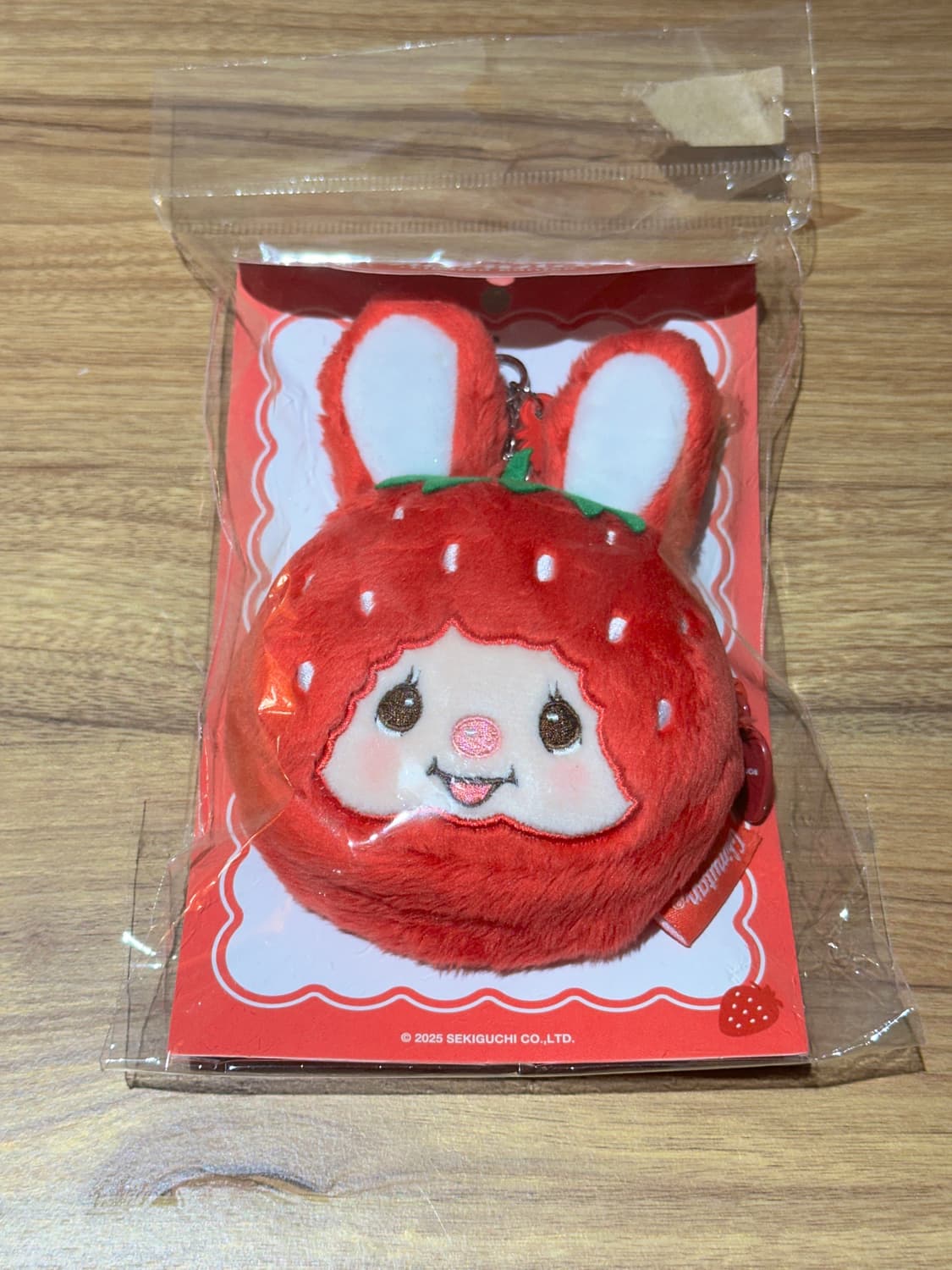 몬치치 딸기 치무탄 파우치 키링 상품이미지1