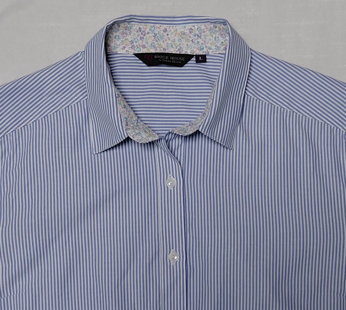 [L] 브릭하우스(Brick House) 여성 스트라이프 셔츠 상품이미지2