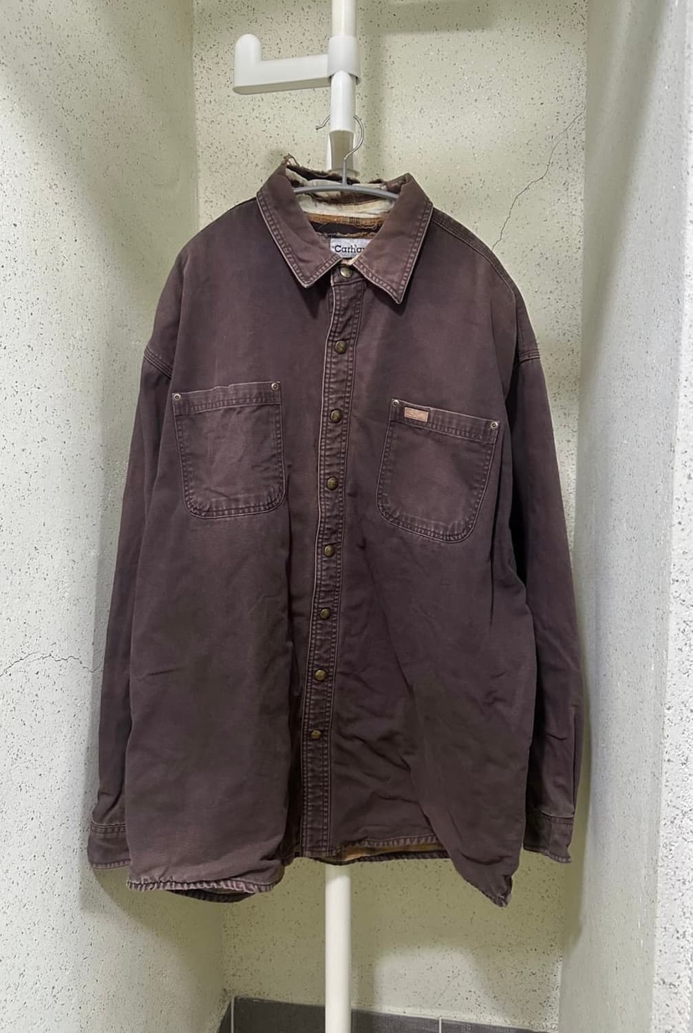 칼하트 캔버스 플란넬 라이너 워크 셔츠 자켓 2XL 상품이미지1