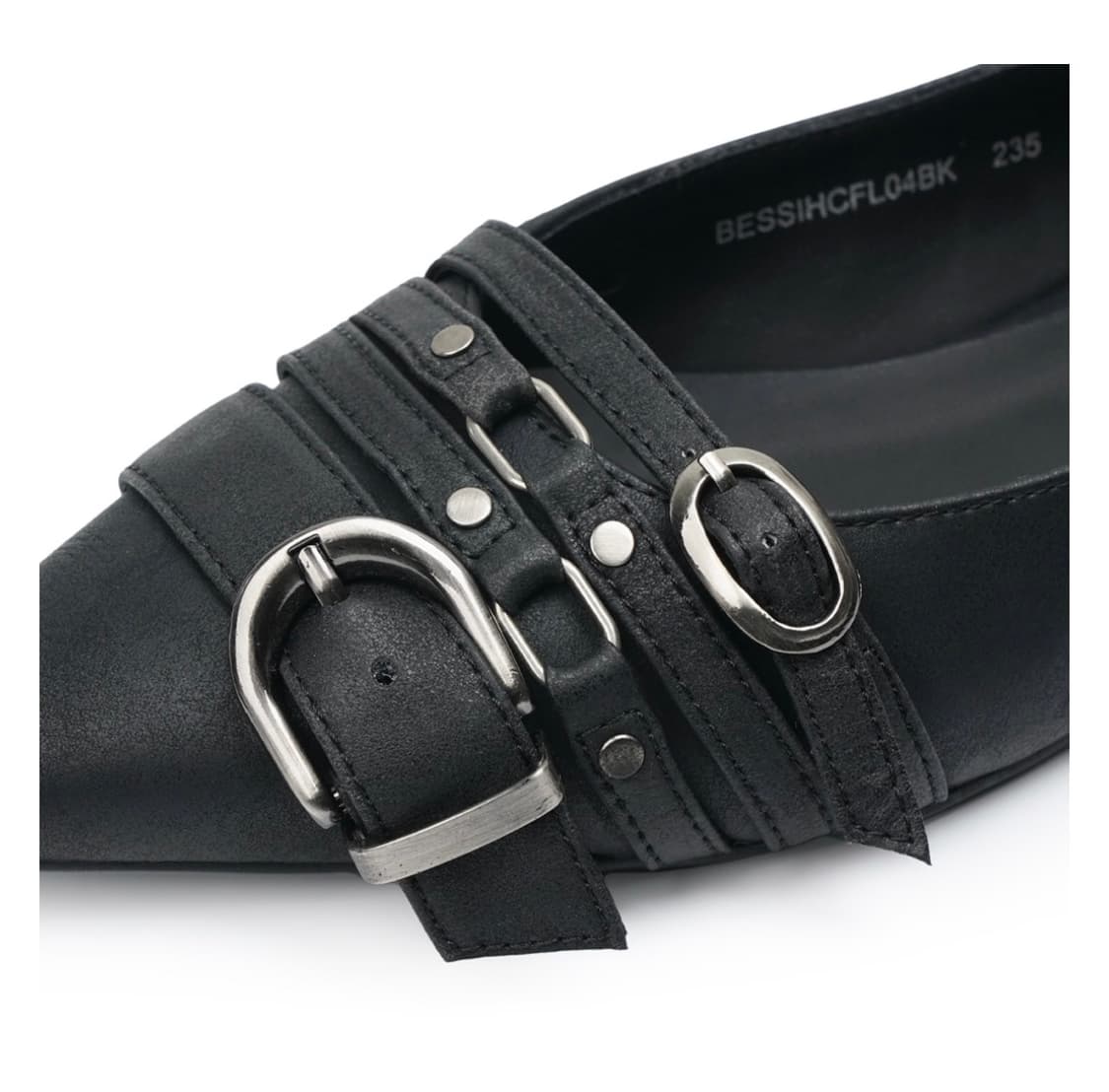 (미개봉)스틸레토 플랫 r. 904 steletto flats black 상품이미지5