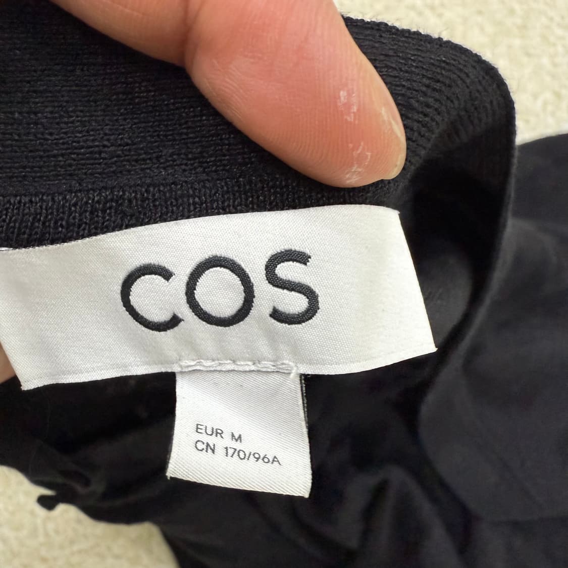 [M] 코스 여성 블랙 가디건 1229T2 상품이미지3