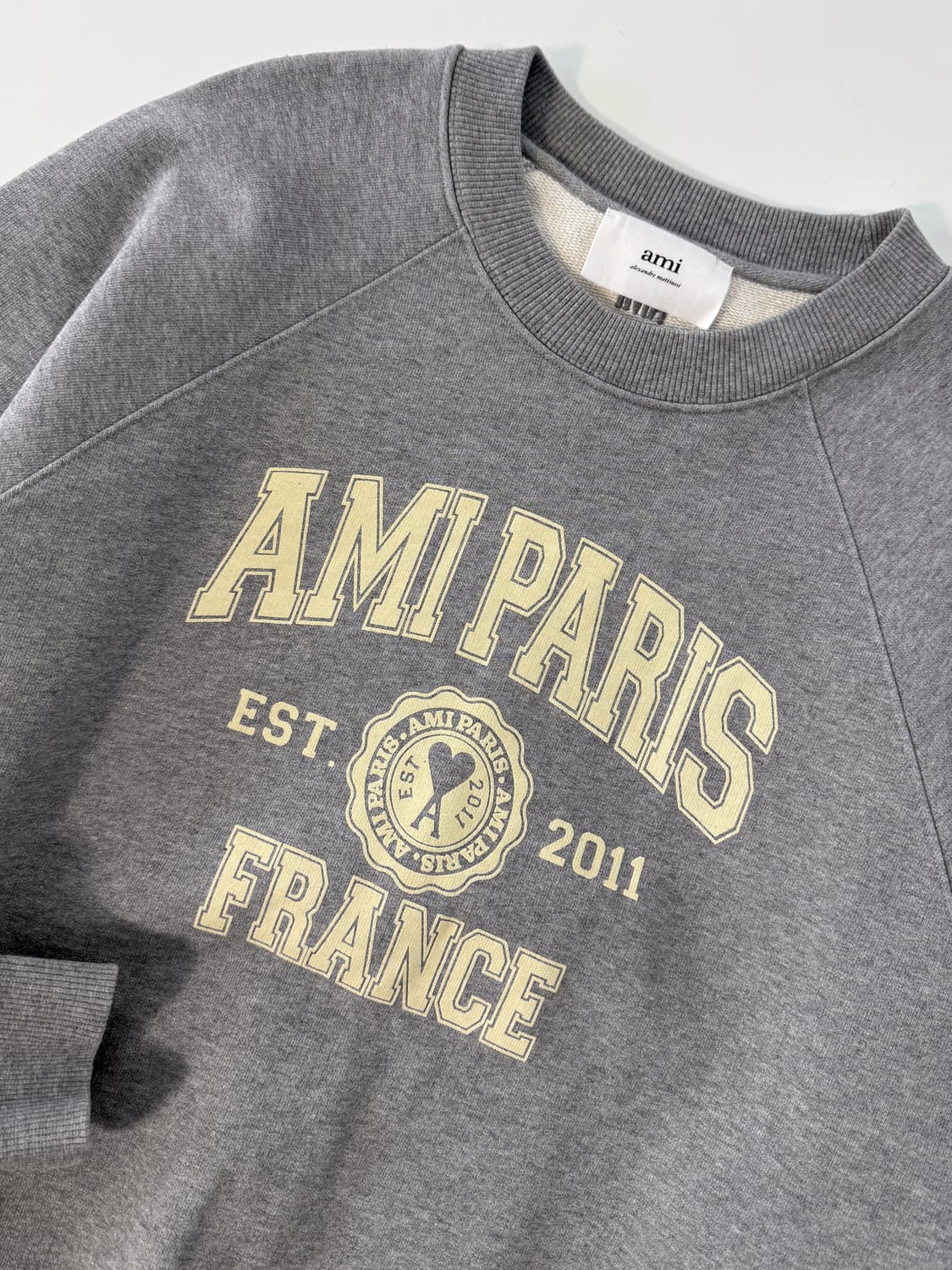 아미 루즈핏 파리프랑스 프린팅 스웻셔츠 상품이미지3