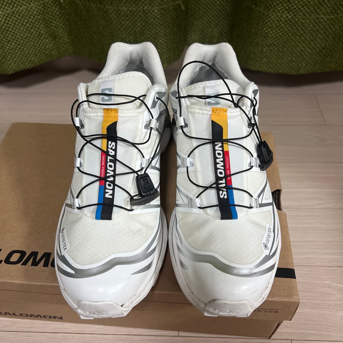 살로몬 XT-6 고어텍스 화이트 실버 상품이미지2