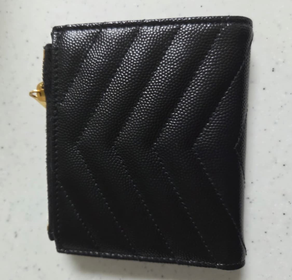 생로랑 반지갑 블랙 상품이미지2