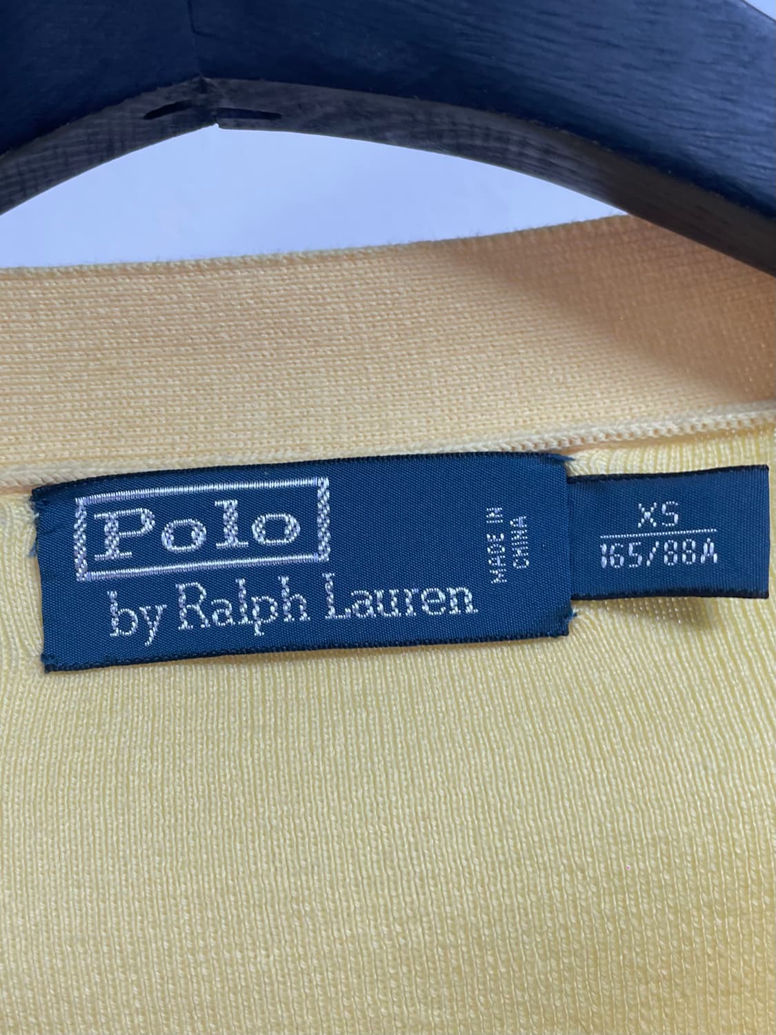 폴로 랄프로렌 옐로우 브이넥 가디건  (on.555) 상품이미지5