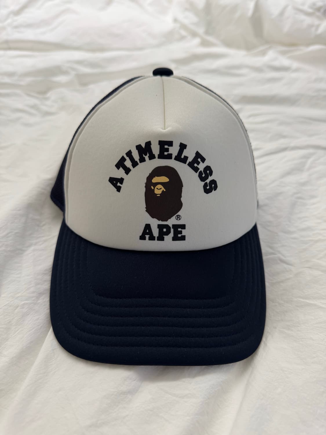 BAPE x JJJJound College Mesh cap 베이프 메쉬캡 상품이미지1