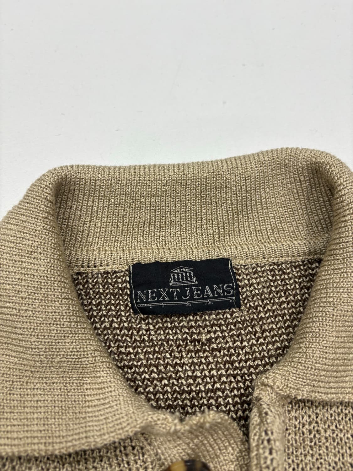 빈티지 클래식 S 레터 카라 니트 Knit 상품이미지6