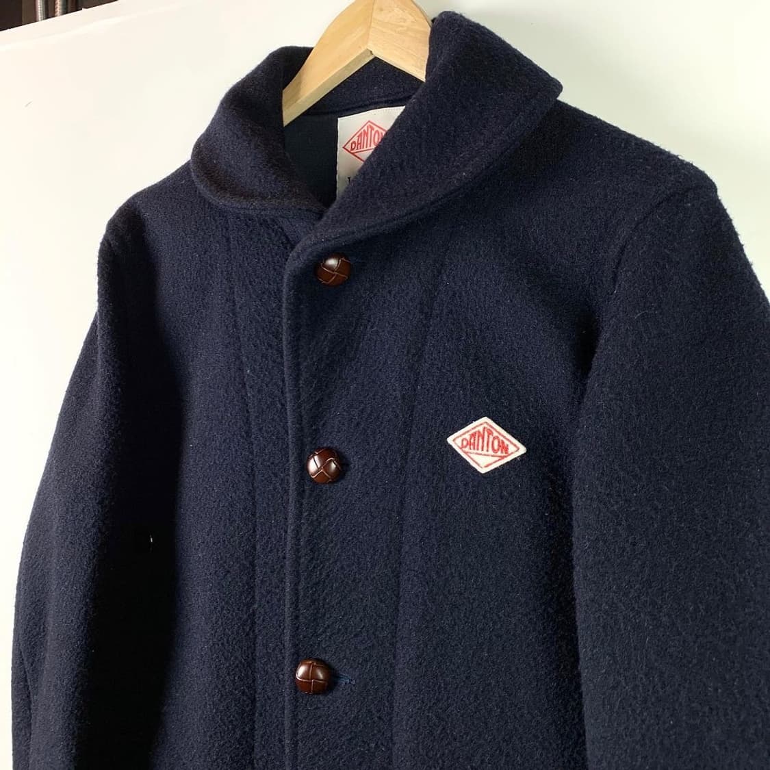 Danton (단톤) 제팬 라인 네이비 울 코트 상품이미지7