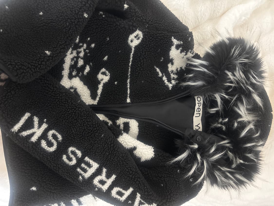 오픈와이와이 플리스 후드 블랙 상품이미지1