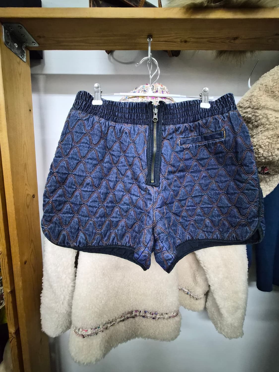 듀엘 양모 트위드 집업. 수입 퀼팅 본딩팬츠 상품이미지8