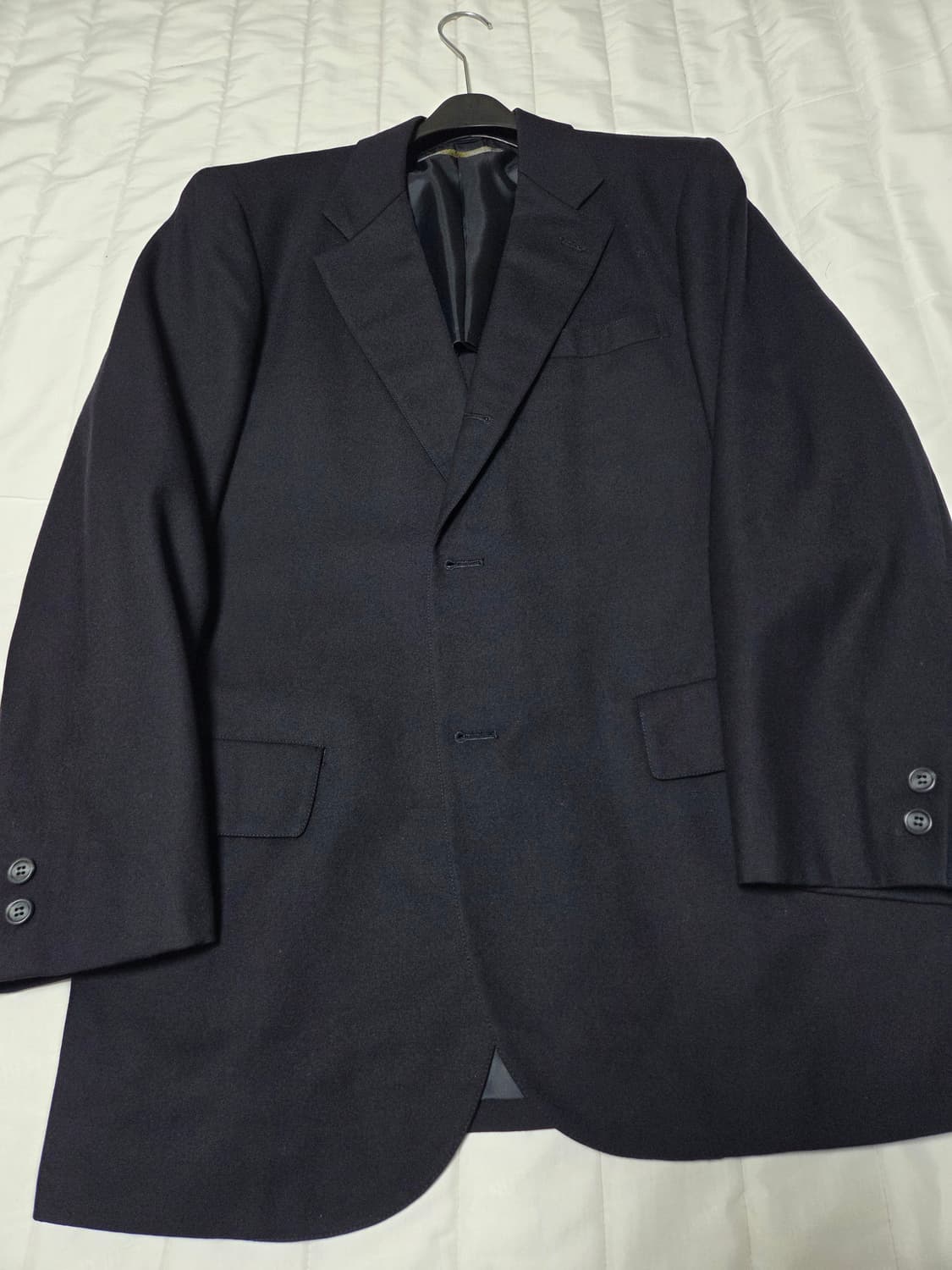 [2(100)]브룩스브라더스 울100 투버튼 네이비블레이저 상품이미지2