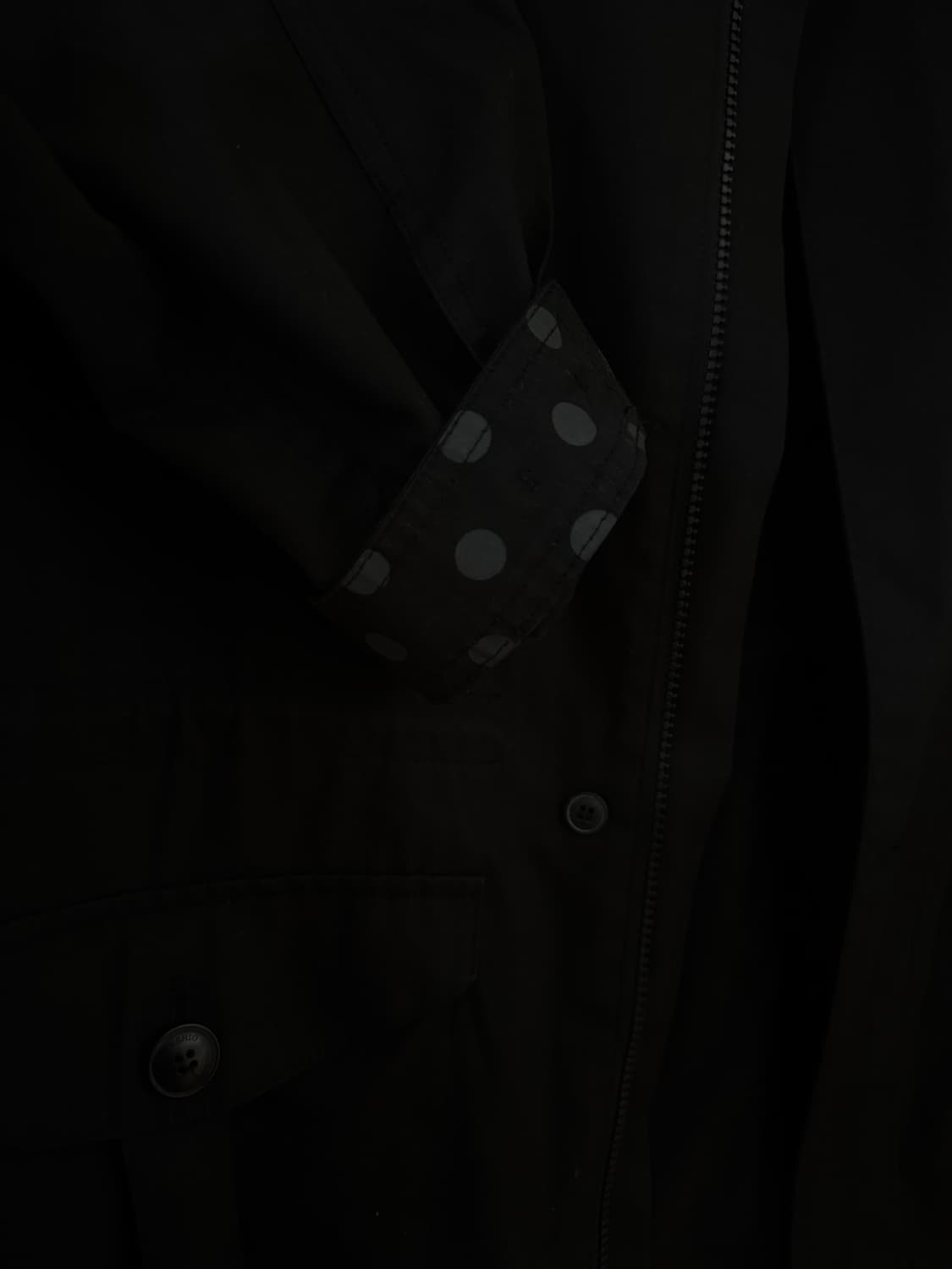 오헤시오 TRENCH COLLAR JUMPER, BLACK 상품이미지9