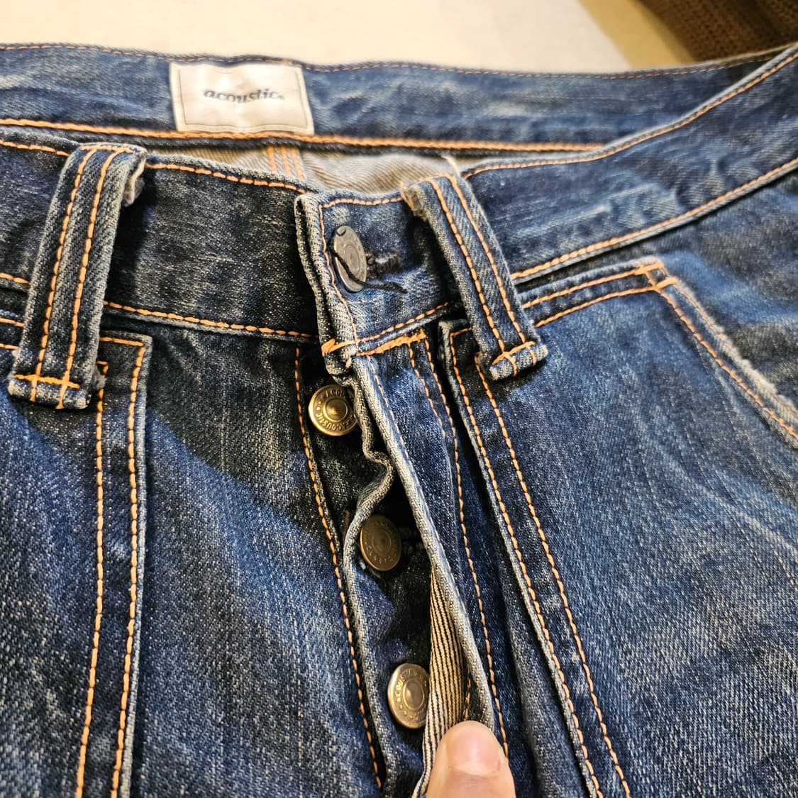 Acoustic 어쿠스틱 재팬 데님팬츠 상품이미지8