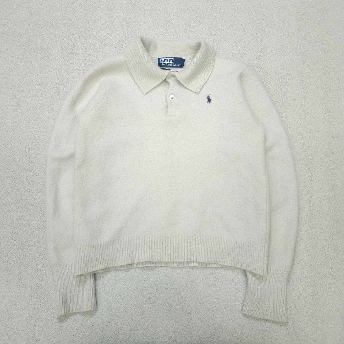 폴로 랄프 로렌 램스울 카라 니트 XL 상품이미지1