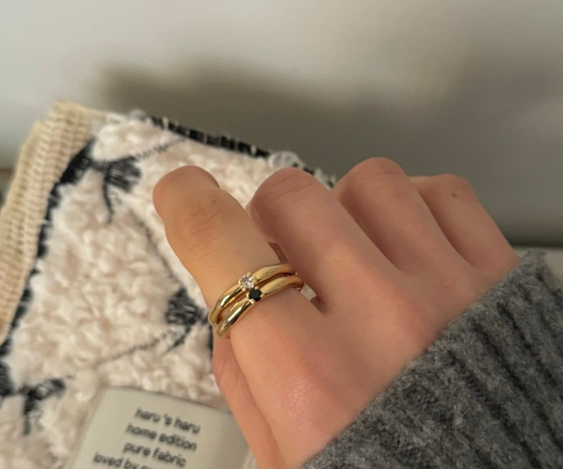 큐빅 빈티지 반지 상품이미지1