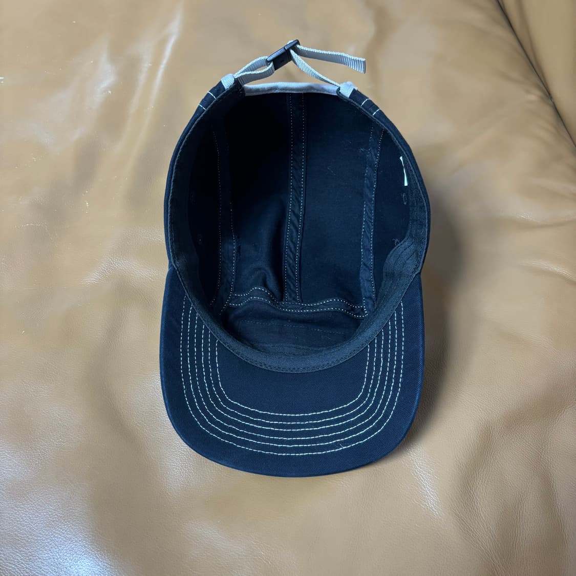 슈프림 캠프캡 모자 박스로고 22ss 투톤 트윌 블랙 상품이미지6