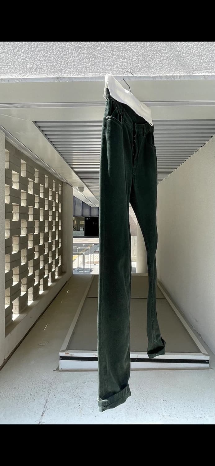 Maison Margiela pants denim deep green 상품이미지9