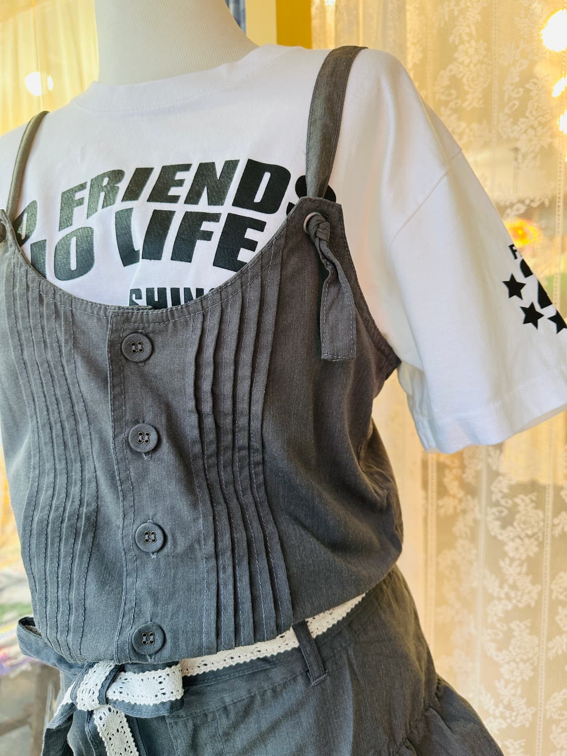 일본빈티지 멜빵팬츠 상품이미지2