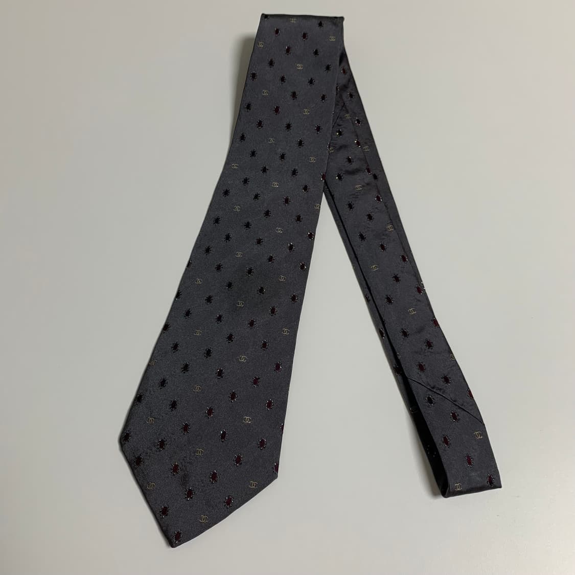 샤넬(CHANEL) CC 모노그램 명품넥타이 A등급 빈티지 상품이미지8